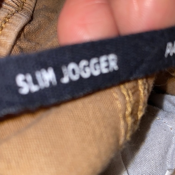 Bluenotes denim khaki black trim boys slim joggers pants Sz  XS - Picture 6 of 12